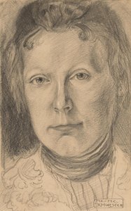オッティリー・マッケ（「私の妹」）の肖像 作： August Macke